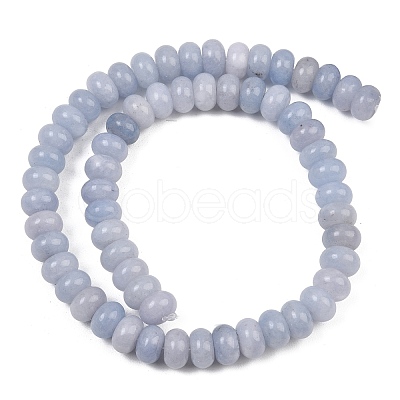 Dyed Natural White Jade Beads Strands G-G107-A37-01-1