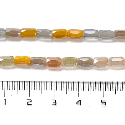 Electroplate Glass Beads Strands EGLA-D030-08F-1