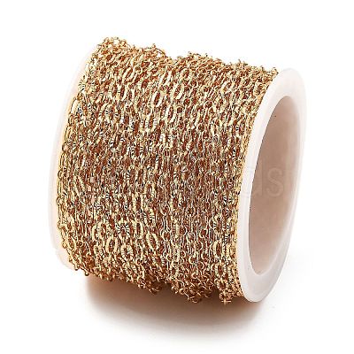 10M Brass Cable Chains CHC-L052-02A-G-1