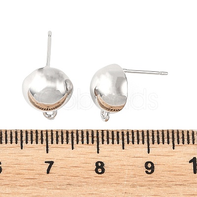 SHEGRACE Brass Stud Earring Findings XGRQ64407-867P-1