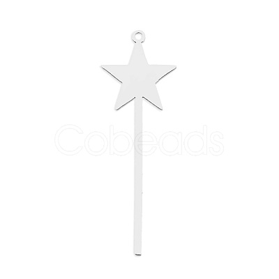 Non-Tarnish 201 Stainless Steel Pendants STAS-S105-LA782-1-1