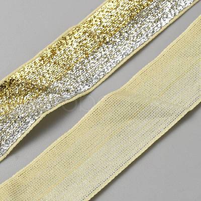 Sparkle Polyester Ribbon OCOR-WH0082-158A-01-1