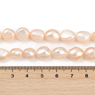 Natural Cultured Freshwater Pearl Beads Strands PEAR-P064-20K-04C-02-1