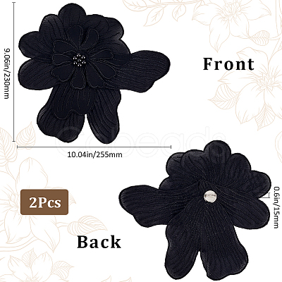 Ppolyester Thread Iron on/Sew On Patches PATC-WH20007-07A-1