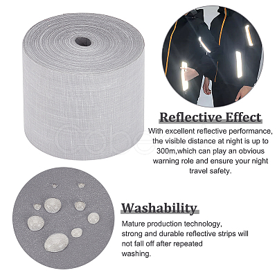 12.5M Polyester Reflective Ribbon OCOR-BC0005-13A-1