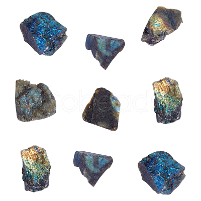 Raw Natural Labradorite Nuggets G-WH0026-11-1