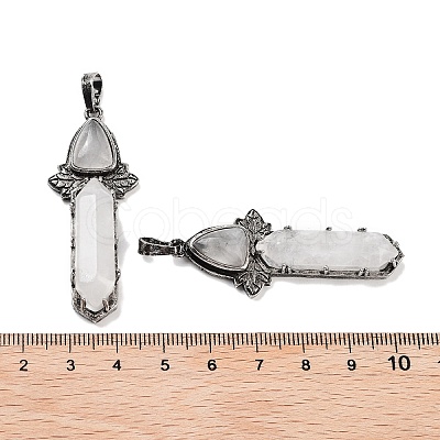 Natural Quartz Crystal Sword Big Pendants G-Q163-08AS-01-1