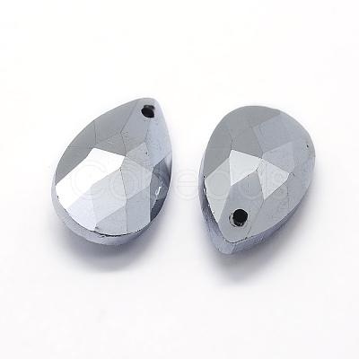 Faceted Glass Pendants GLAA-F069-L-B02-1