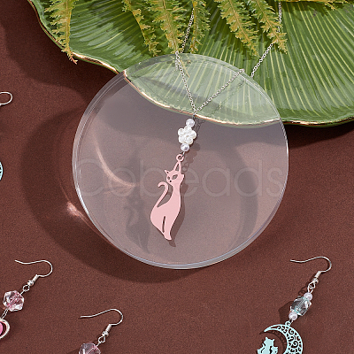 Transparent Acrylic Display Decorations DJEW-WH0015-69-1