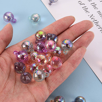 Transparent Acrylic Beads X-TACR-S154-44C-1