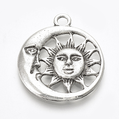 Tibetan Style Alloy Pendants LS-X-TIBE-T010-06AS-RS-1