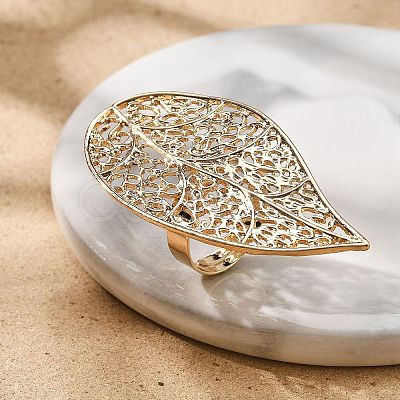 Alloy Adjustable Rings for Women RJEW-B108-06KCG-02-1