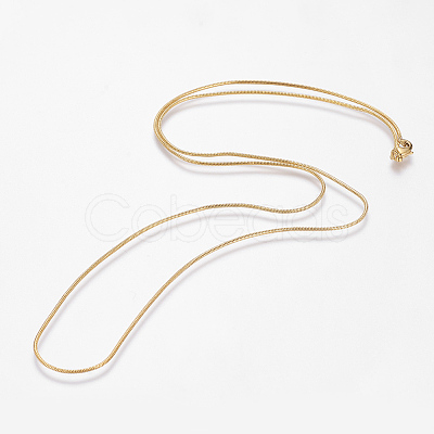 Eco-Friendly Rack Plating Brass Chain Necklaces LS-MAK-G002-05G-A-FF-1