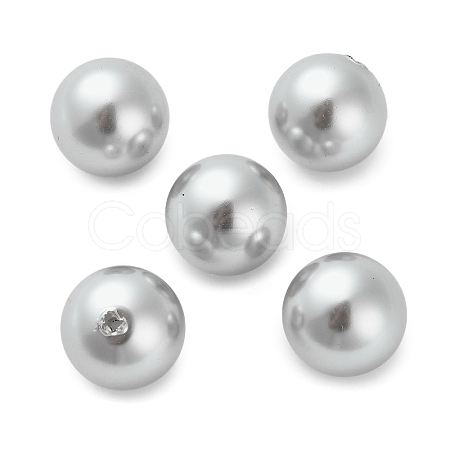 Baking Paint Pearlized Glass Pearl Round Beads HY-Q001-02C-04-1