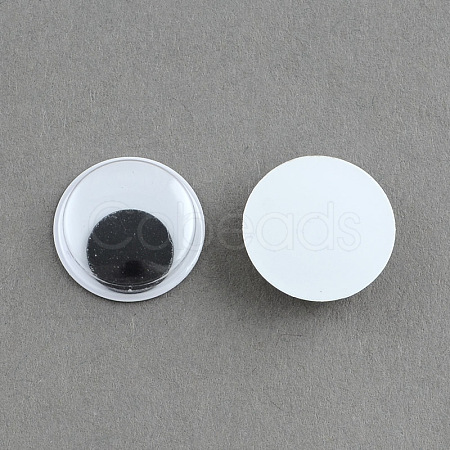 Black & White Wiggle Googly Eyes Cabochons DIY Scrapbooking Crafts Toy Accessories KY-S002-3mm-1