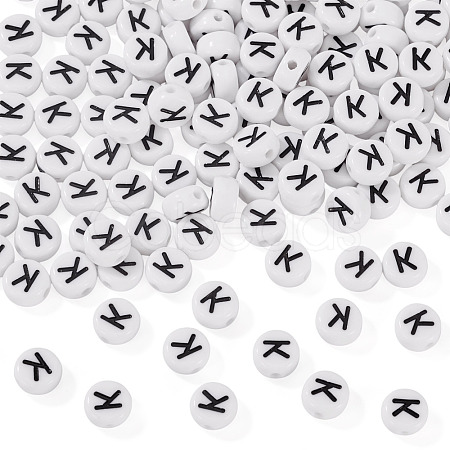 500Pcs Acrylic Beads SACR-TA0001-55K-1