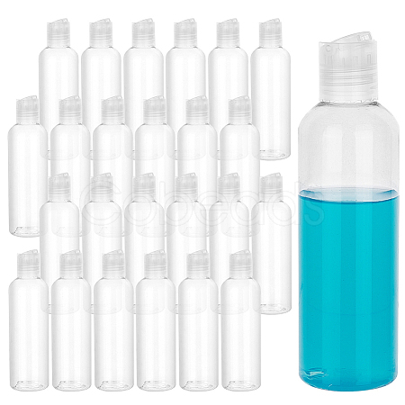 40Pcs PET Plastic Press Cap Transparent Bottles MRMJ-BC0003-53-1
