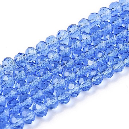 Glass Beads Strands EGLA-A044-T4mm-D14-1