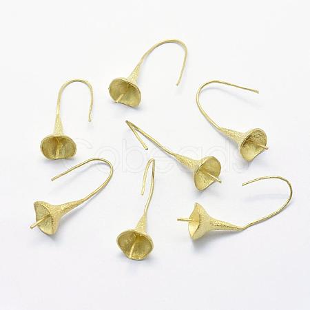 Brass Earring Hooks KK-K186-76C-RS-1