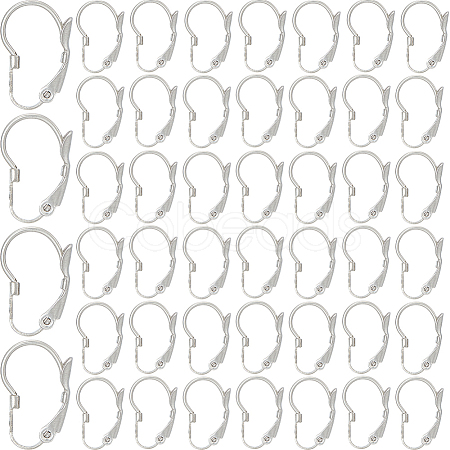 304 Stainless Steel Leverback Earring Findings STAS-SP0001-03B-1