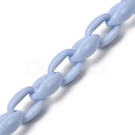 Handmade Acrylic Cable Chains AJEW-JB00690-01-1