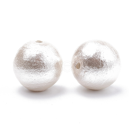 Compressed Cotton Pearl Beads WOVE-S114-16mm-11-1
