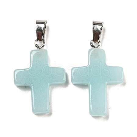 Synthetic Luminous Stone Dyed Pendants G-H308-06P-09-1