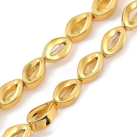 Electroplated Synthetic Non-magnetic Hematite Beads Strands G-C156-05G-1