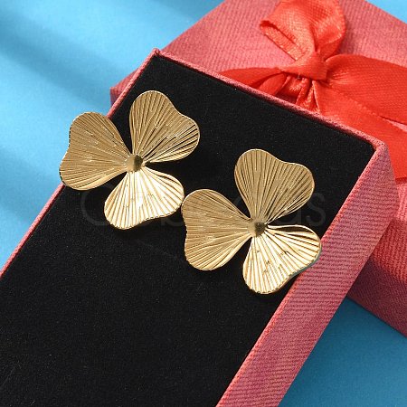 304 Stainless Steel Stud Earrings for Women EJEW-K306-02G-1