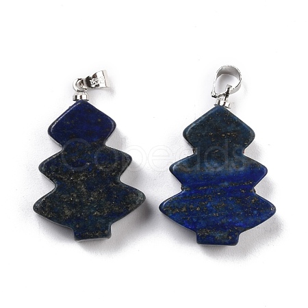 Natural Lapis Lazuli Pendants G-A203-01C-P-1