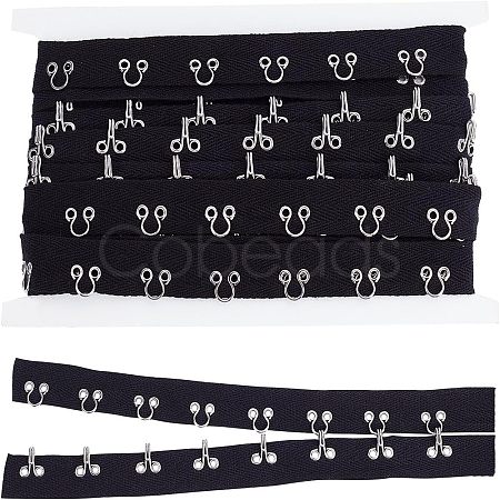 Steel Hook Buckles FIND-WH0082-92B-1