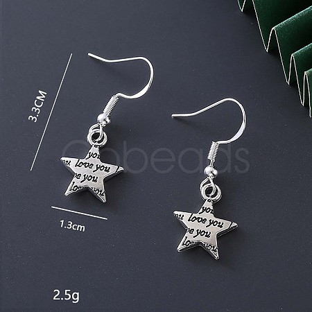 Brass & Alloy Dangle Earrings FS-WG95800-08-1