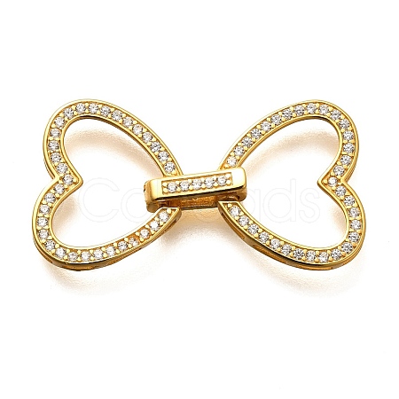925 Sterling Silver Fold Over Clasps STER-B006-08G-B-1