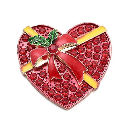 Christmas Alloy Rhinestone Cabochons FIND-U016-03G-03-1