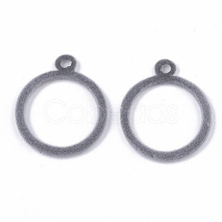 Flocky Alloy Pendants X-PALLOY-S134-004E-1