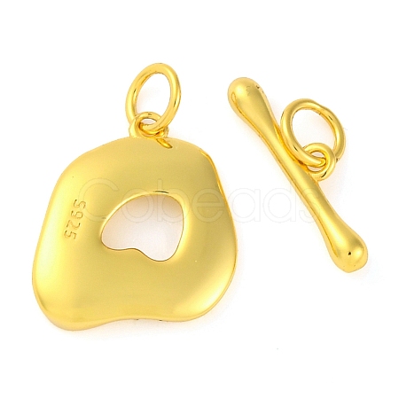 925 Sterling Silver Toggle Clasps STER-U005-08G-1