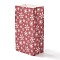 Christmas Theme Rectangle Paper Bags, No Handle, for Gift & Food Package, Snowflake Pattern, 12x7.5x23cm