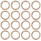 SUNNYCLUE 16Pcs Zinc Alloy Spring Gate Rings, O Rings, Golden, 7 Gauge, 32.5x3.5mm, Inner Diameter: 23.5mm