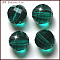 K9 Glass, Imitation Austrian Crystal Beads, Grade AAA, Faceted, Round, Dark Cyan, 8mm, Hole: 0.9~1mm