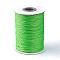 Korean Waxed Polyester Cord, Lime Green, 1mm, about 85yards/roll