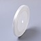 Single Face Satin Ribbon, Polyester Ribbon, White, 1/4 inch(6mm), about 25yards/roll(22.86m/roll), 10rolls/group, 250yards/group(228.6m/group)