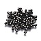 304 Stainless Steel Spacer Beads, Hexagon, Electrophoresis Black, 2x2x2mm, Hole: 1.4mm