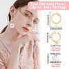 20Pcs Brass Clip-on Earring Findings KK-BBC0004-84-2
