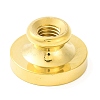 Golden Tone Round Wax Seal Brass Stamp Heads AJEW-Z034-01G-13-3