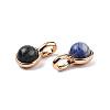 Natural Blue Spot Jasper Charms G-N326-141A-4