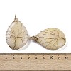 Natural White Jade Dyed Big Pendants KK-F868-30G-02-3