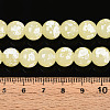 Baking Paint Glass Beads Strands DGLA-N015-10mm-08-4