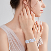 100Pcs Alloy Crystal Rhinestone Spacer Bars FIND-SC0021-30-7