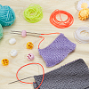 6Pcs 3 Colors Oval 2-Hole Plastic POM Cord Locks FIND-OC0003-23B-4