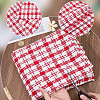 Tartan Chemical Fiber Fabric DIY-WH0591-521A-3